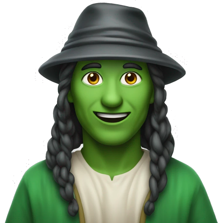 sorcière verte emoji