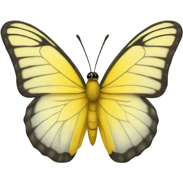 Yellow butterfly emoji