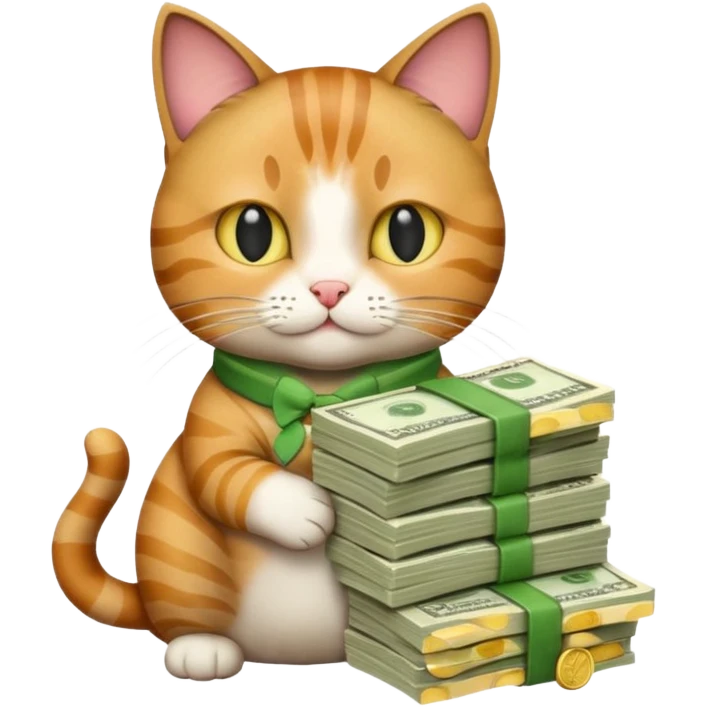 cat with money  emoji