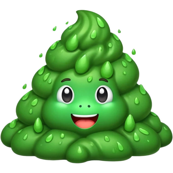 green poo emoji