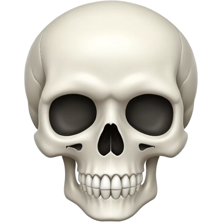 skull emoji classic style emoji
