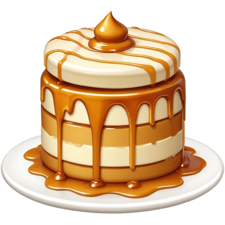 Salted caramel dessert  emoji