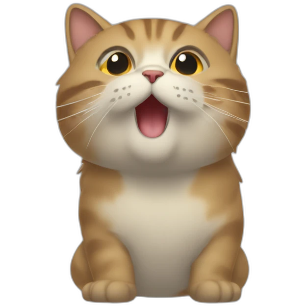chat qui porte une doudoune emoji