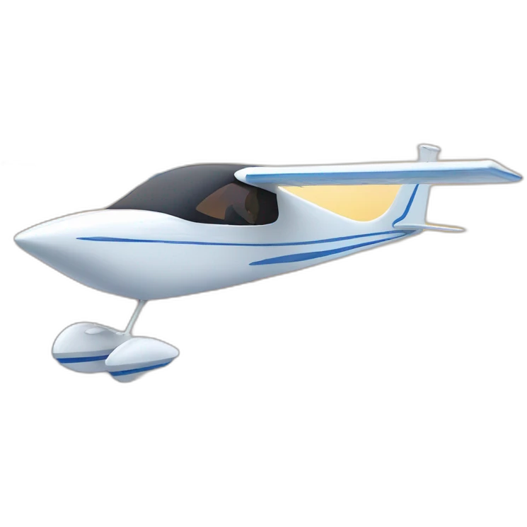 Discus 2b sailplane with girl emoji