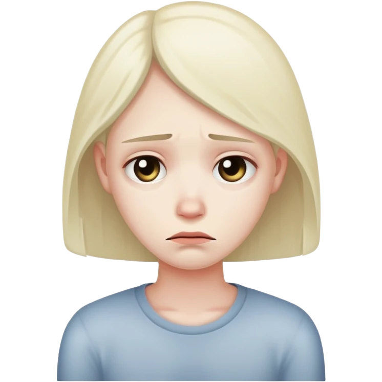Sad depressed  emoji