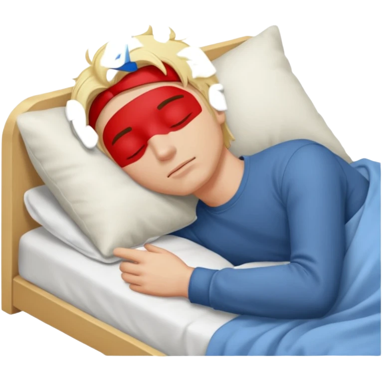 man in blonde is sleeping in bed



















 emoji