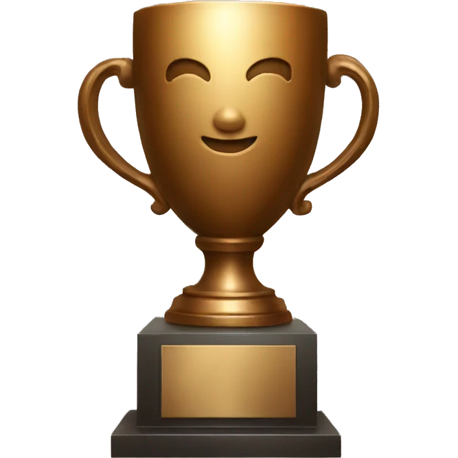 bronze trophy emoji