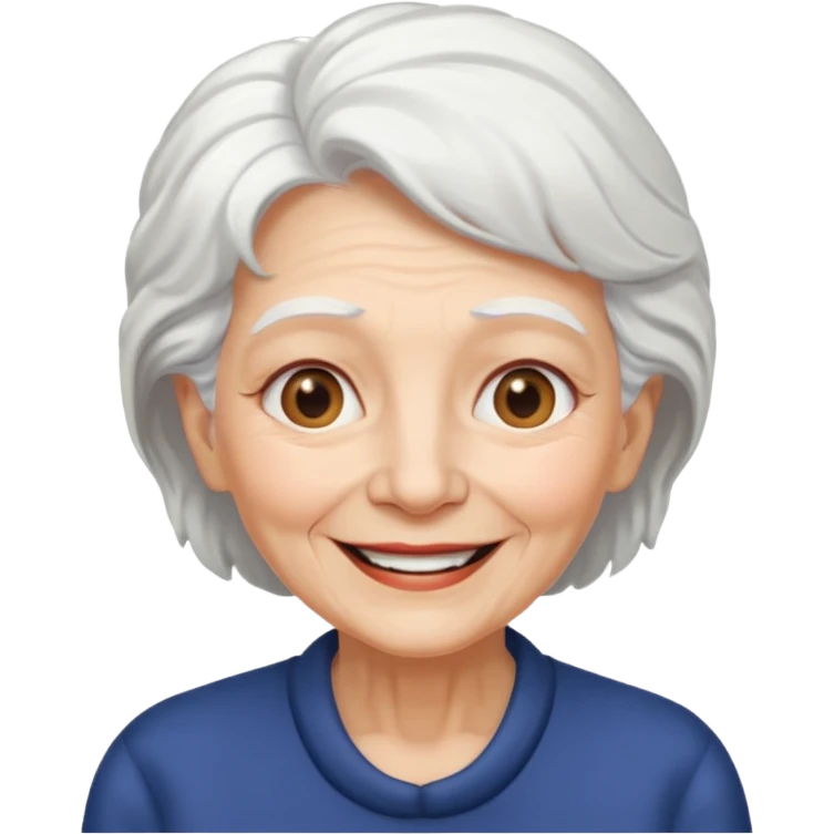old lady retire emoji