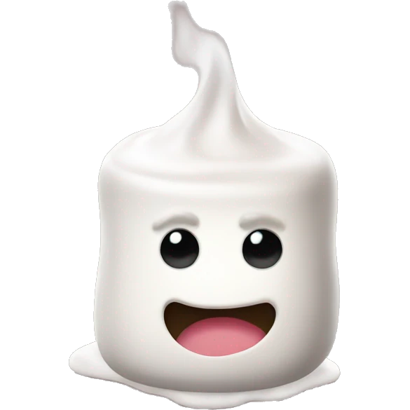 marshmallow melted emoji