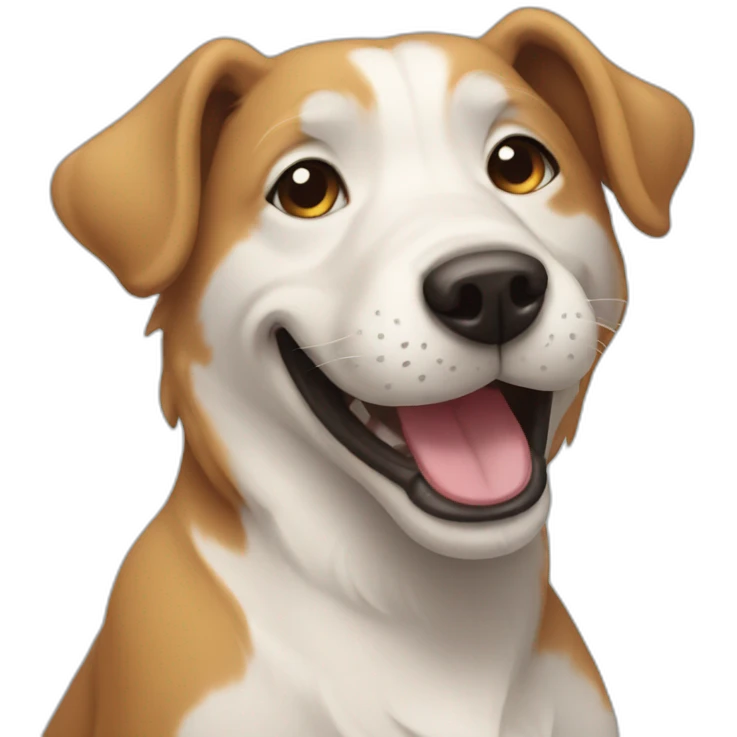dog smiling emoji