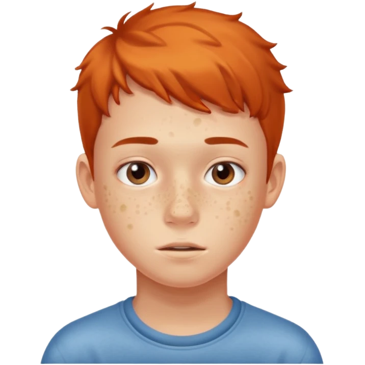 boy teenager with acne emoji