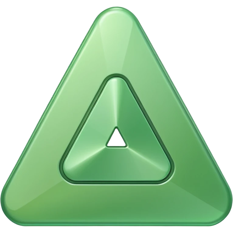 Solid Light green triangle play button  emoji