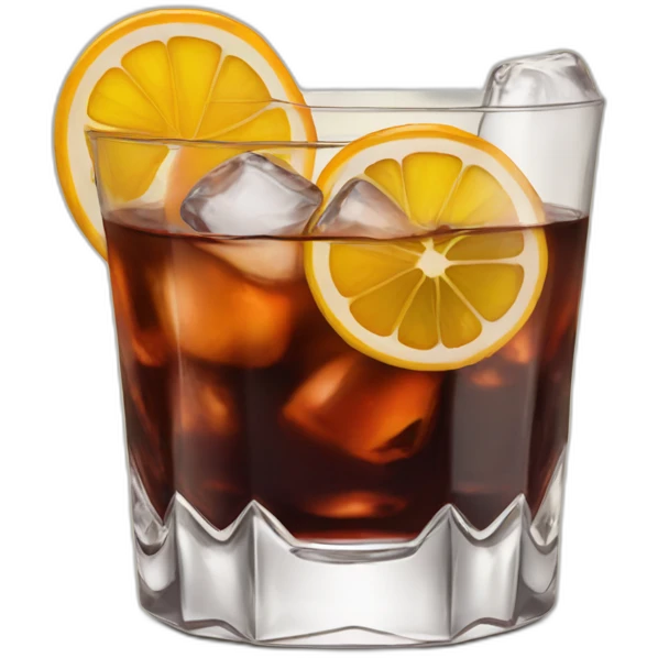 fancy old fashioned drink emoji