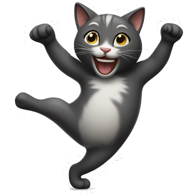 dancing cat emoji