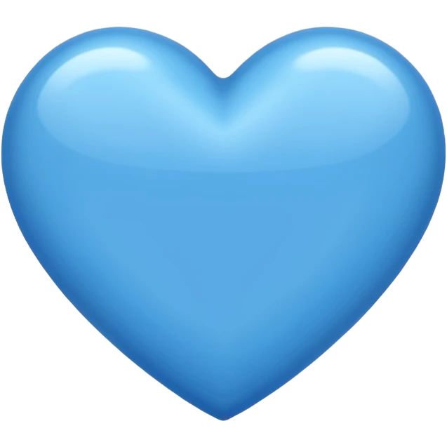 Blue heart emoji