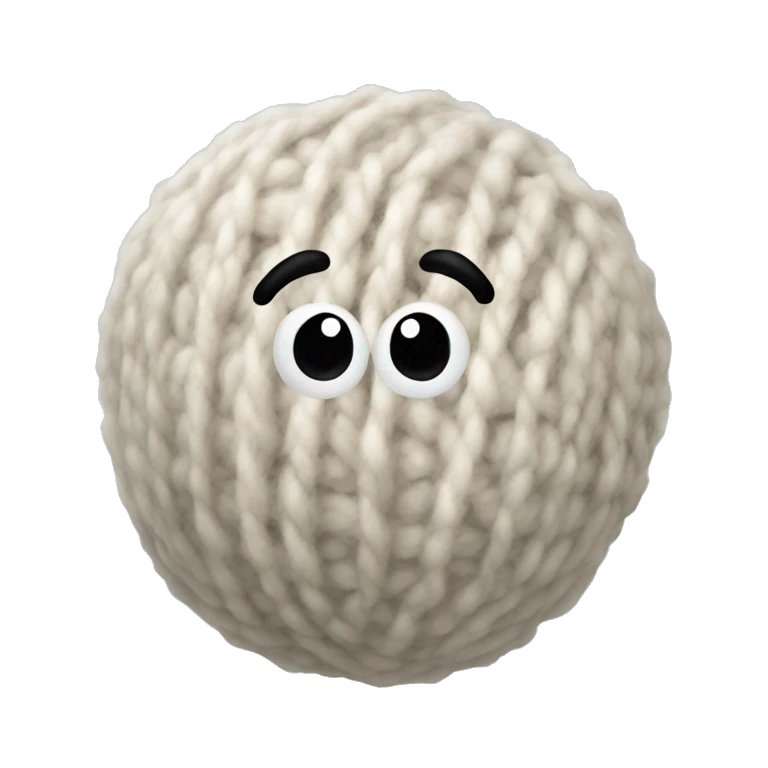 wool ball emoji