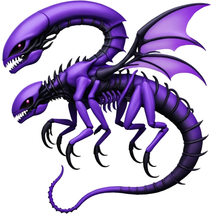Abstract Venom-Xenomorph-Genesect-Lunala-ET-hybrid-fantasy-creature emoji