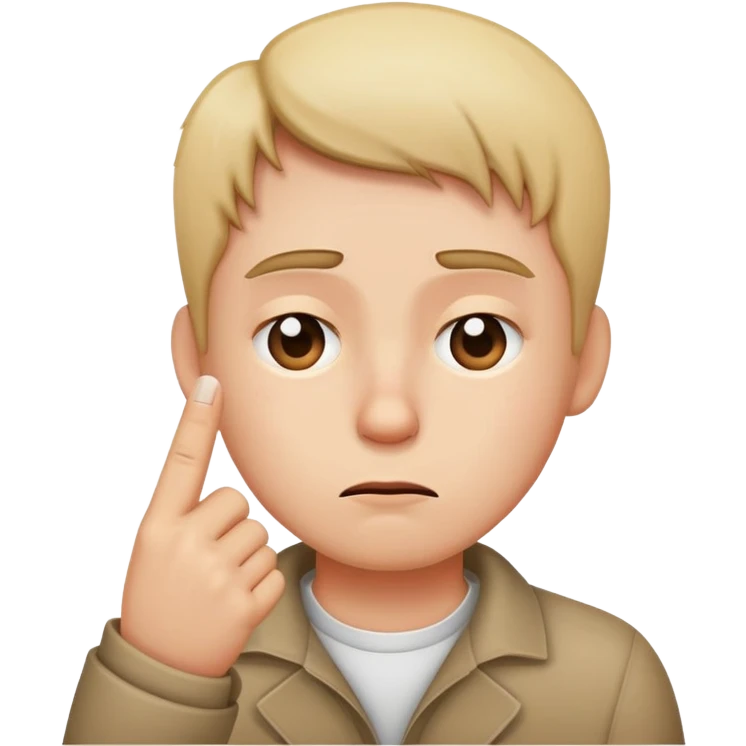 Tired middle finger  emoji