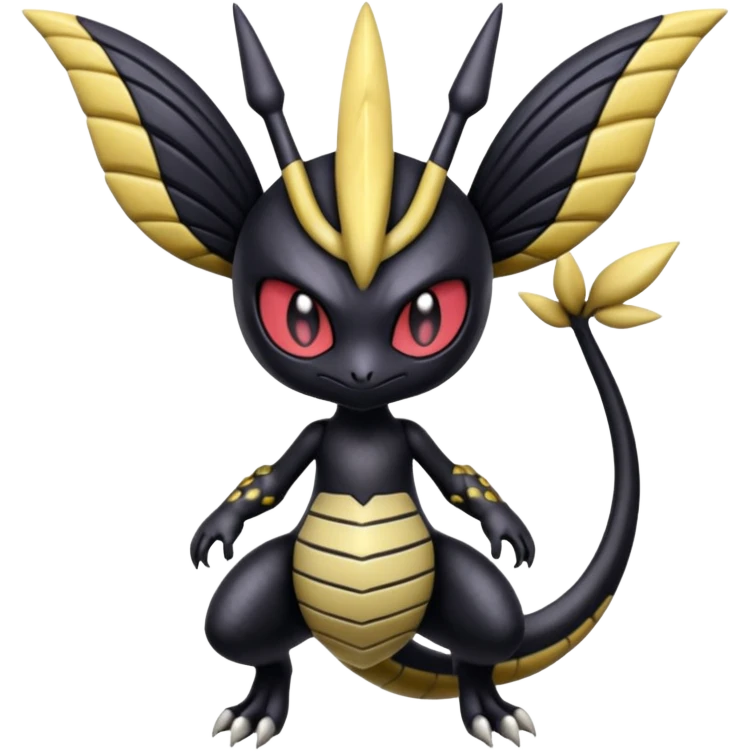  scary dark evil gloomy Meloetta-Giratina-Noibat-Pokémon-Fakémon-fusion-hybrid-creature emoji