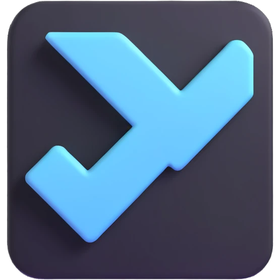 Telegram verification badge, light blue irregular octagon with white checkmark emoji