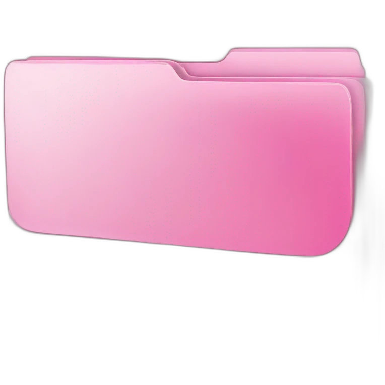 pink folder emoji