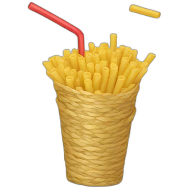  straw emoji