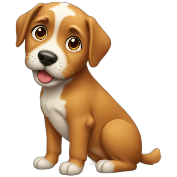 a dog emoji