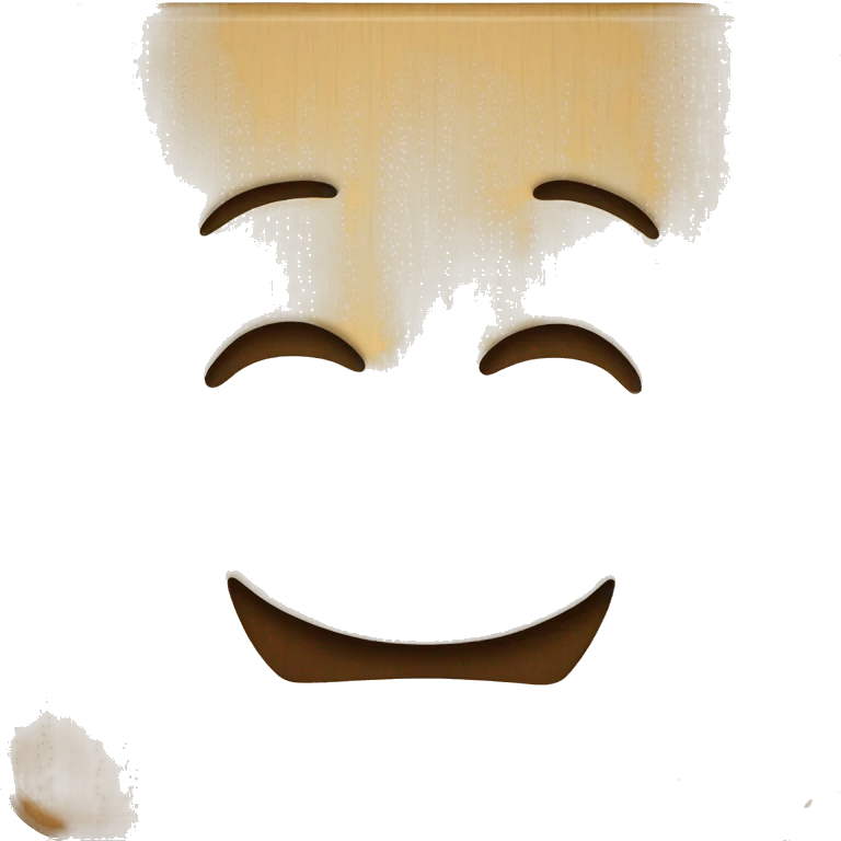  wooden square shape emoji