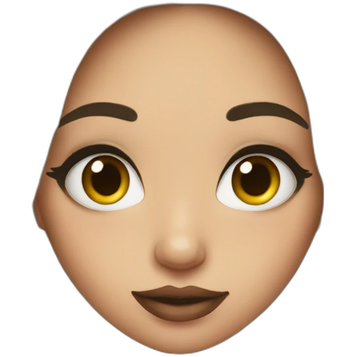 girl with lashes and nails emoji