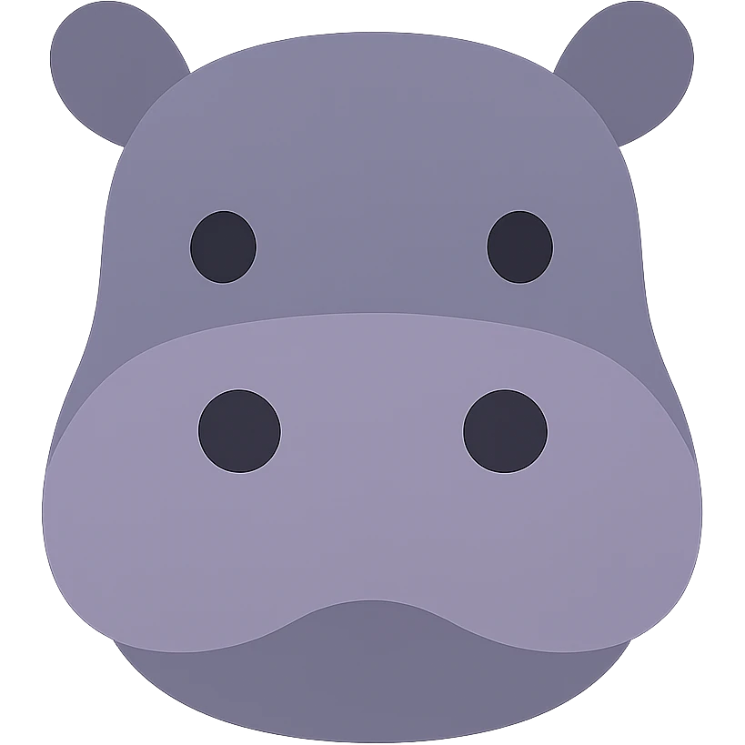 Hippo emoji