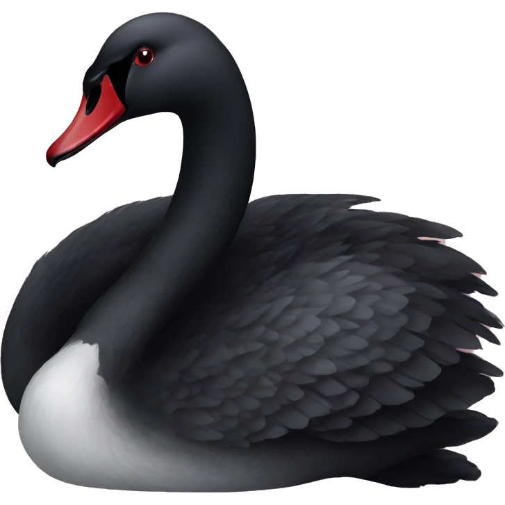 Black swan emoji