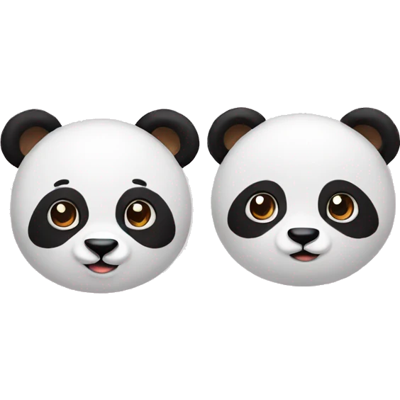 panda couple emoji