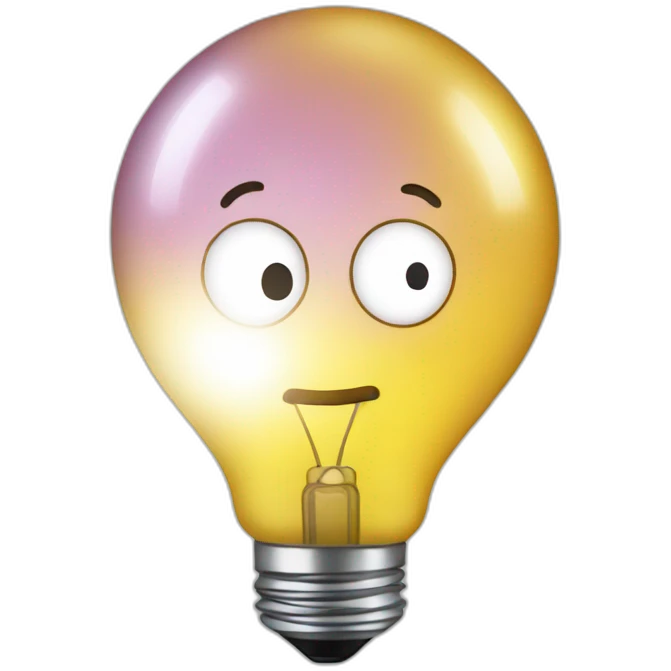 lightbulb anime emoji