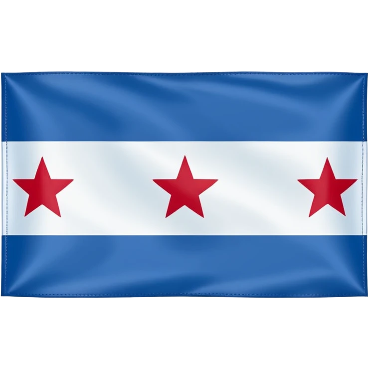 Chicago state flag emoji