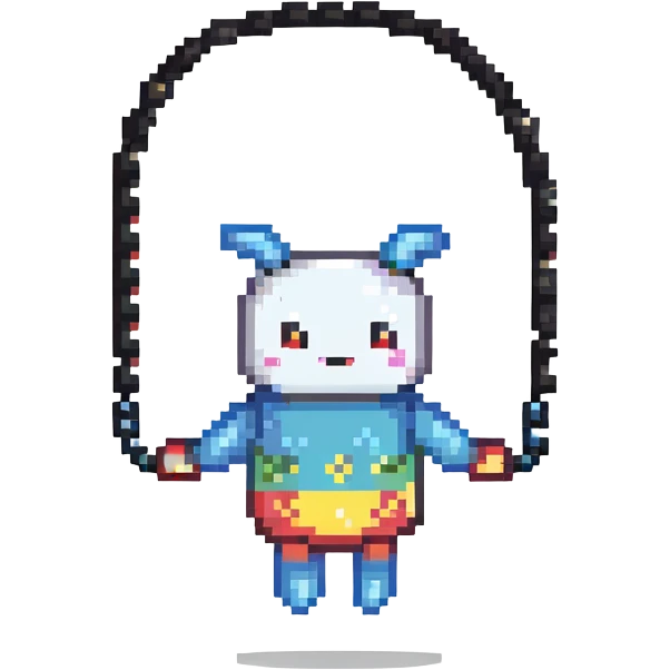 character jumping rope emoji