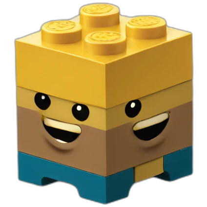 Lego block emoji