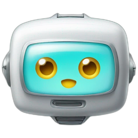 dumb robot in pampers emoji