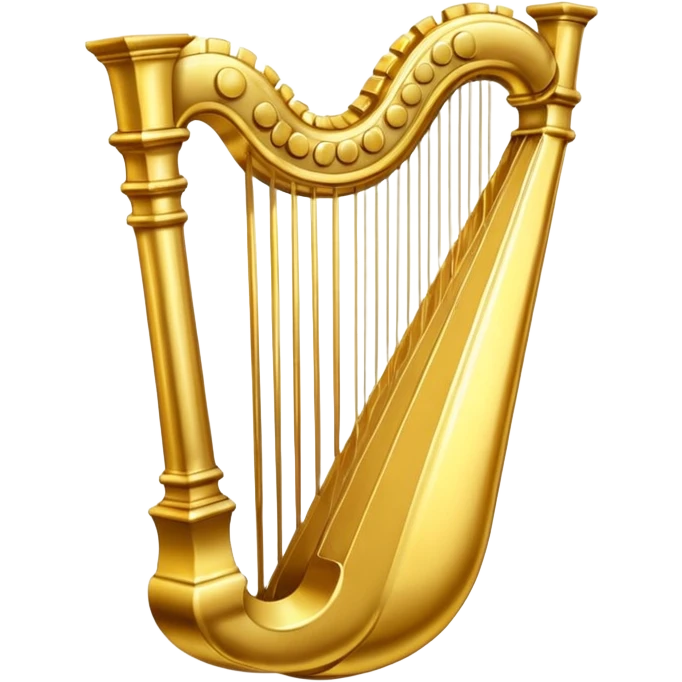 golden lyre emoji