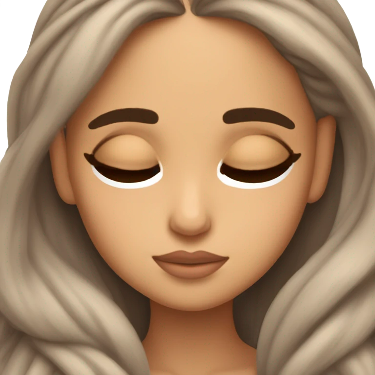 ariana grande sleeping emoji