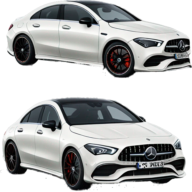 Mercedes cla 45s emoji
