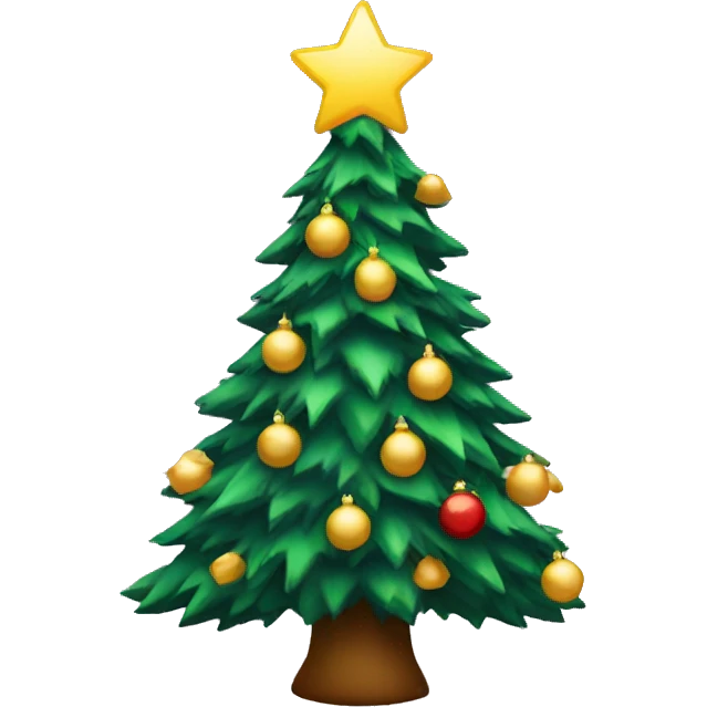 Christmas tree emoji