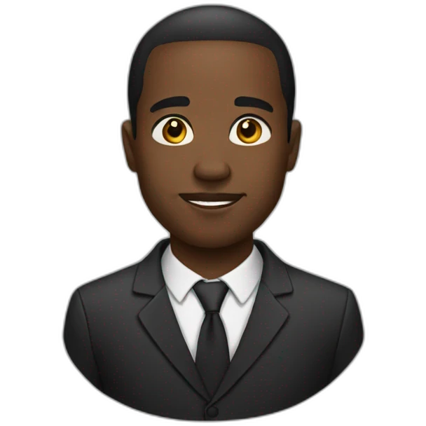 black man emoji