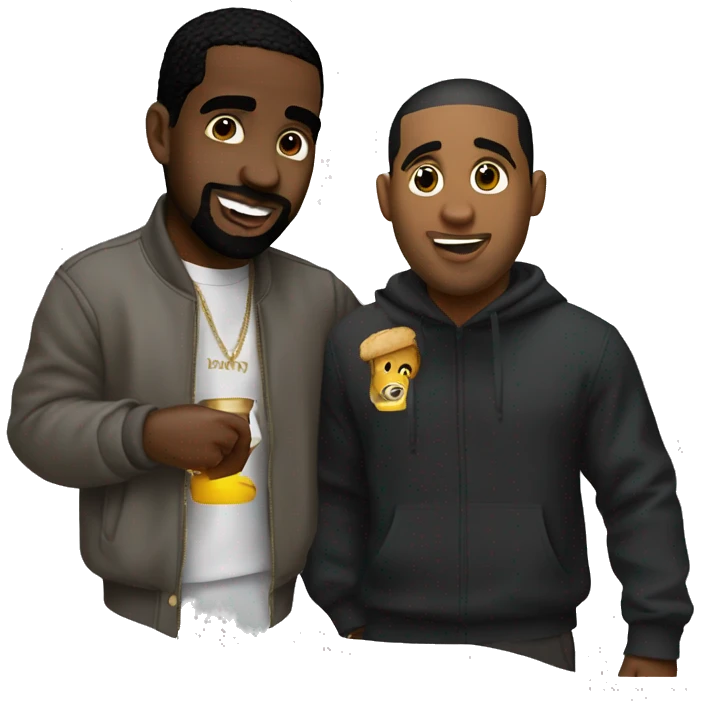 diddy holding drake emoji