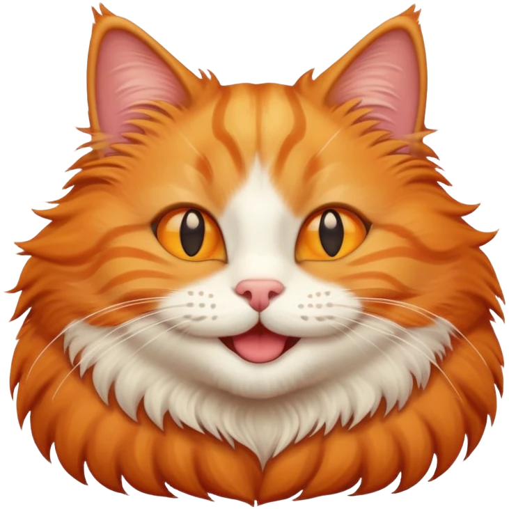smiling ginger cat emoji