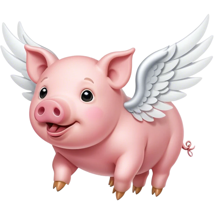 pig flying  emoji