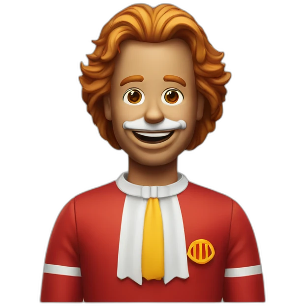 Ronald-McDonald emoji