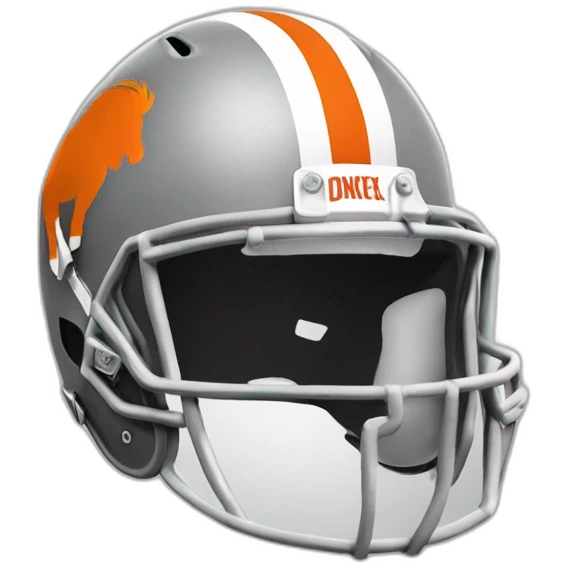 Denver donkey football helmet emoji