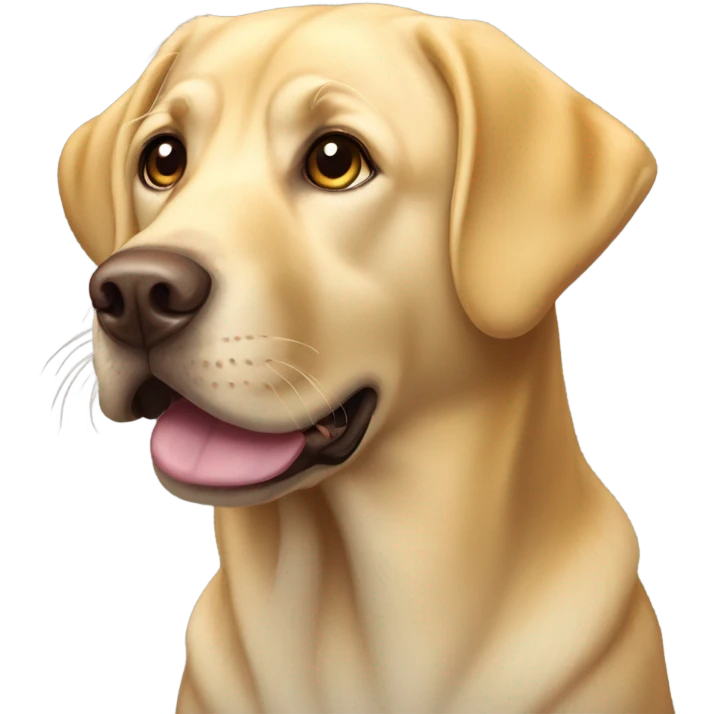 Yellow lab emoji