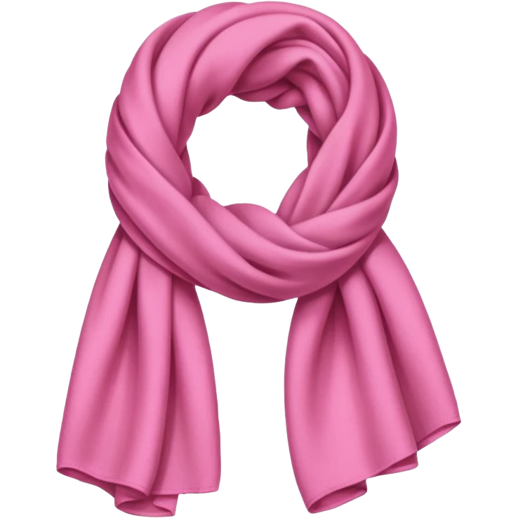 pink scarf  emoji
