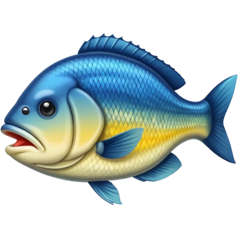 curved bass fish emoji